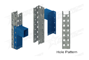 Used Schaefer Pallet Rack Frames